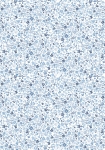 Mini Mod Floral blå - tapet - 10.00x0.53m - fra GALERIE