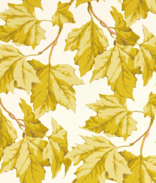 Dappled Leaf citrine - tapet - 10.05x0.52m - fra Harlequin
