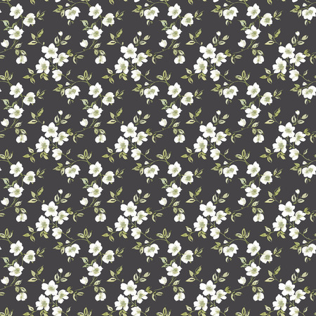 Anenome Mini sort - tapet - 10x0,53 m - fra GALERIE
